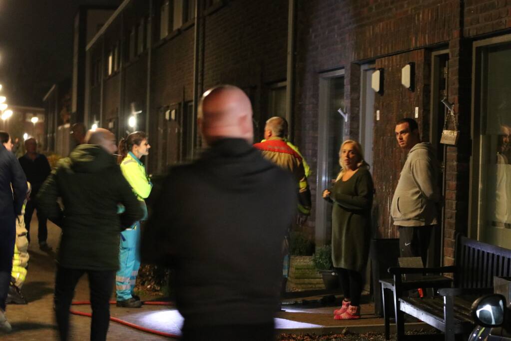 Woning ontruimd na brand in keuken