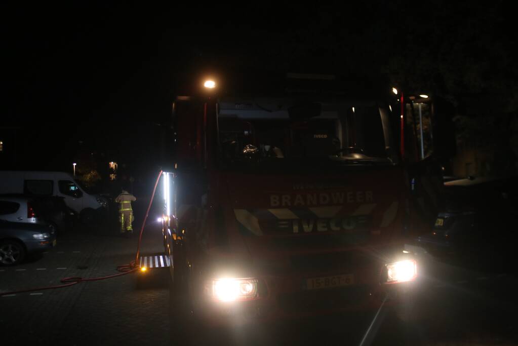 Woning ontruimd na brand in keuken