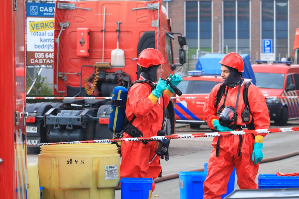 Ontruiming BN International na ongeval gevaarlijke stoffen