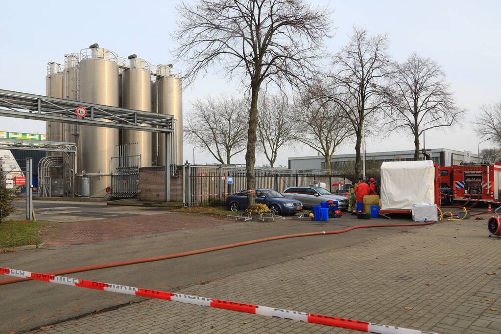 Ontruiming BN International na ongeval gevaarlijke stoffen