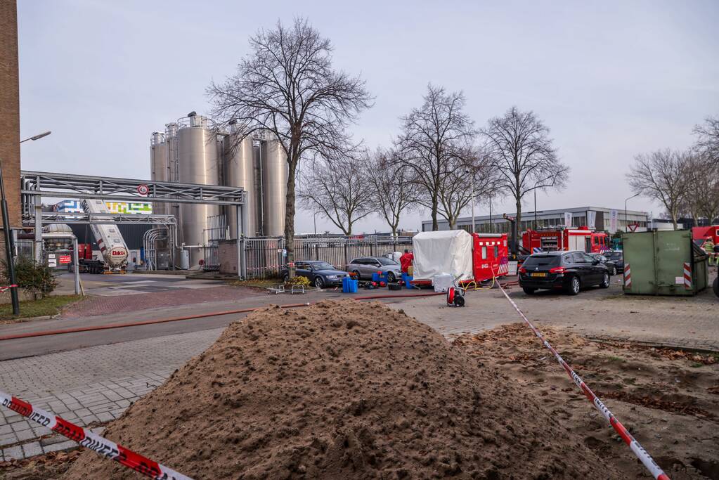 Ontruiming BN International na ongeval gevaarlijke stoffen