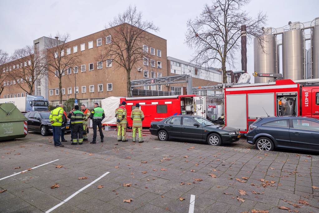 Ontruiming BN International na ongeval gevaarlijke stoffen