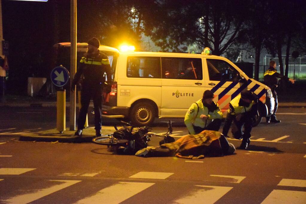 Fietser gewond na aanrijding met auto