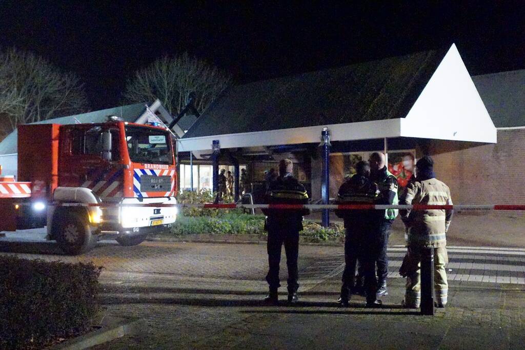 Brand in MCD supermarkt