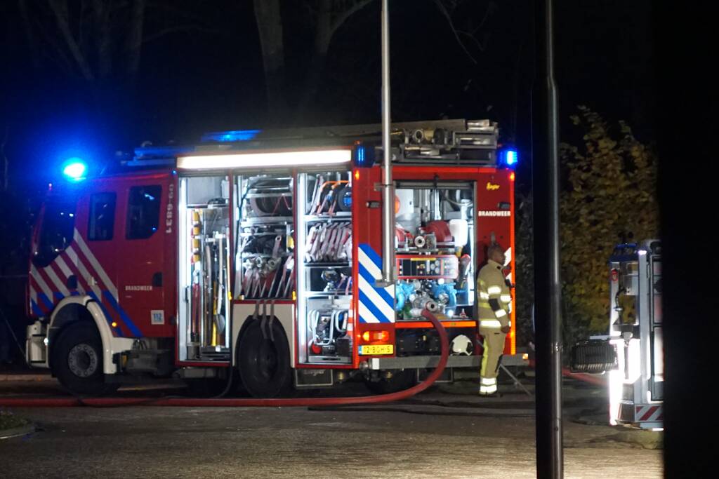 Brand in MCD supermarkt