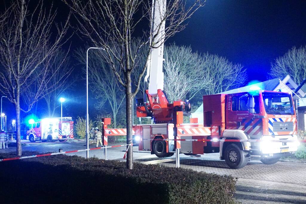 Brand in MCD supermarkt