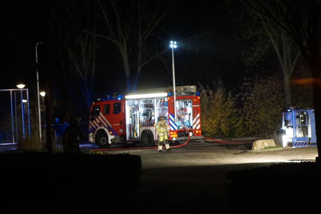 Brand in MCD supermarkt