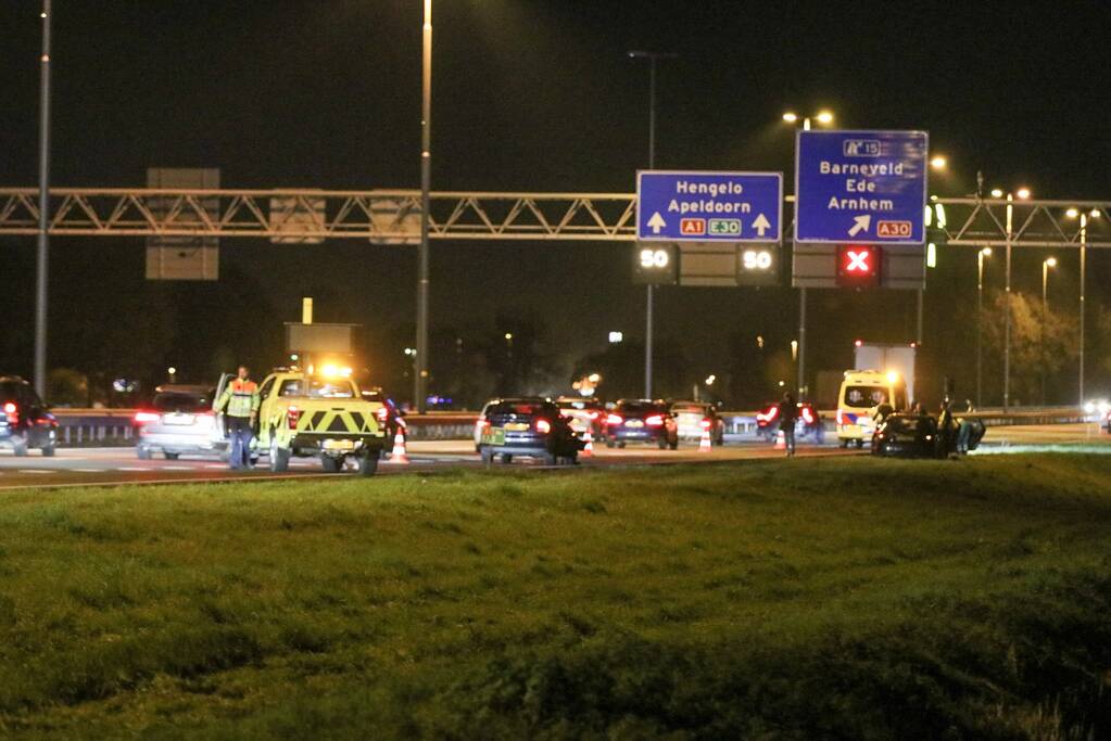 Botsing tussen drie voertuigen