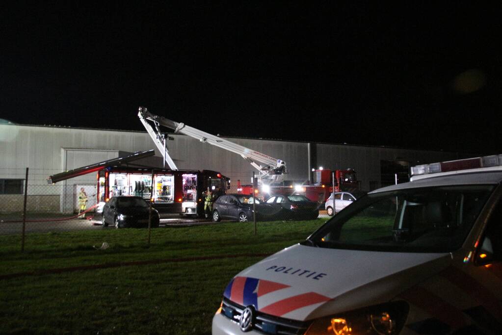 Brand in fabriek door afzuiginstallatie