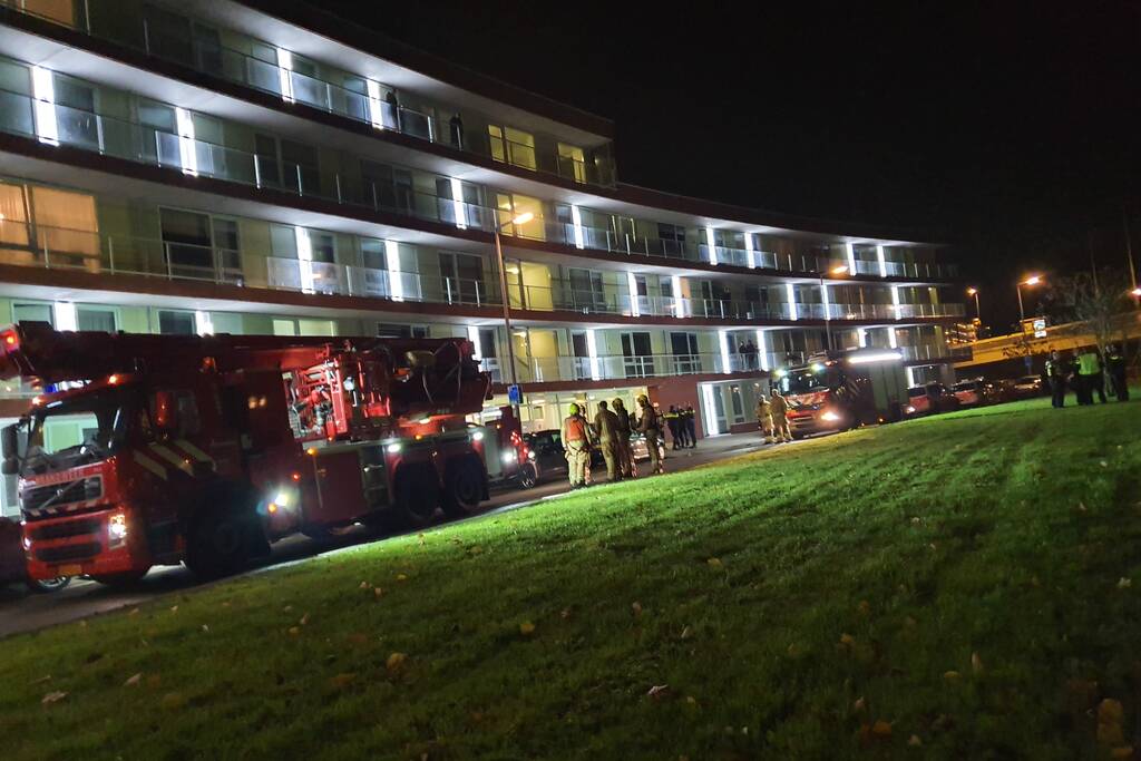 Brand in oven zorgt voor rookontwikkeling