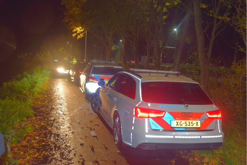 Achtervolging over A44 eindigt op fietspad