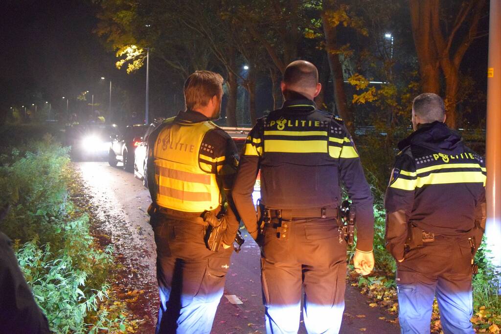 Achtervolging over A44 eindigt op fietspad