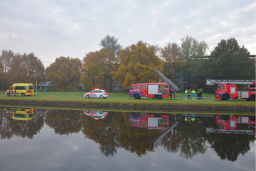 Zoektocht na aantreffen fiets in water
