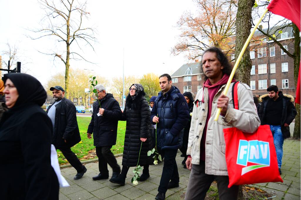 Demonstratie tegen vrouwen geweld