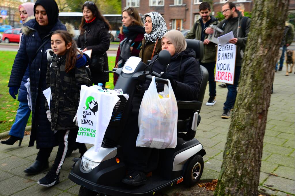Demonstratie tegen vrouwen geweld