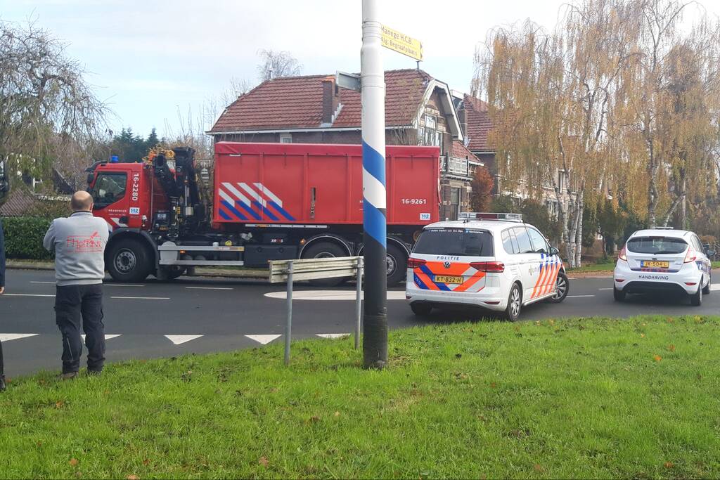 Grote brand in boerderij