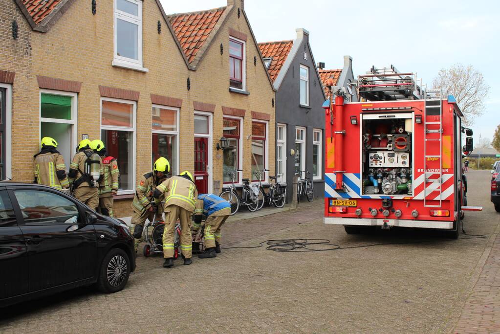 Gasleiding geraakt tijdens klussen in woning