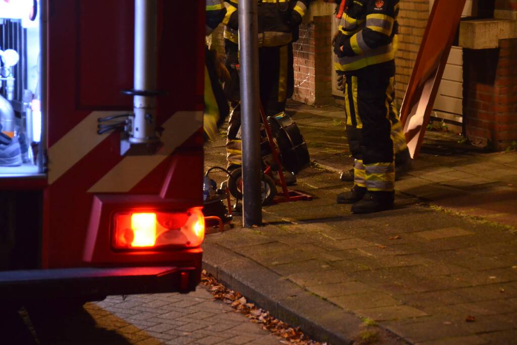 Woning geventileerd na brand in keuken