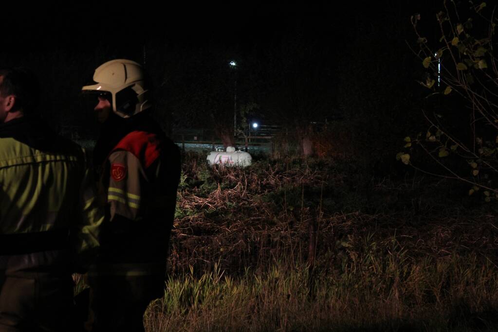 Gaslek in gastank vakkundig gedicht