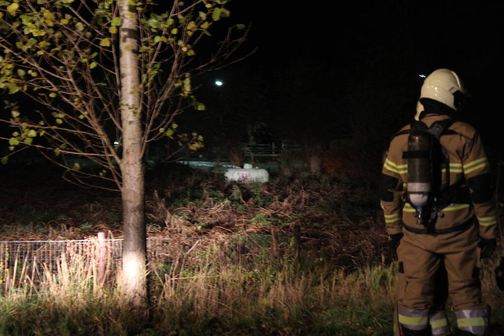 Gaslek in gastank vakkundig gedicht