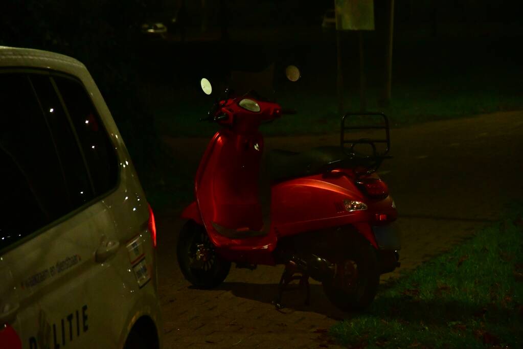 Snorfietser gewond na stuurfout