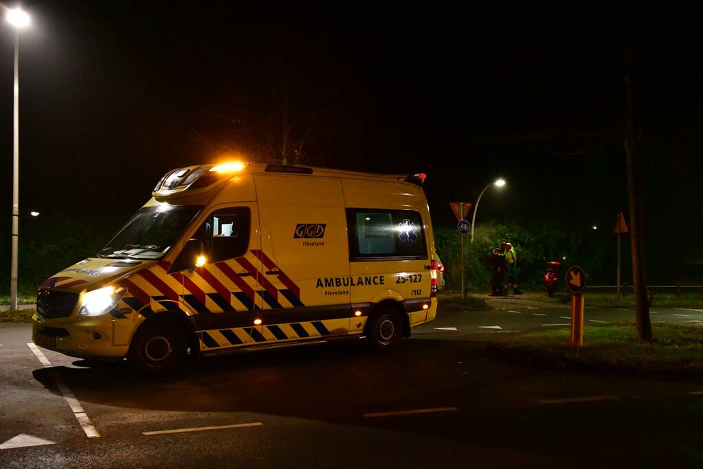 Snorfietser gewond na stuurfout