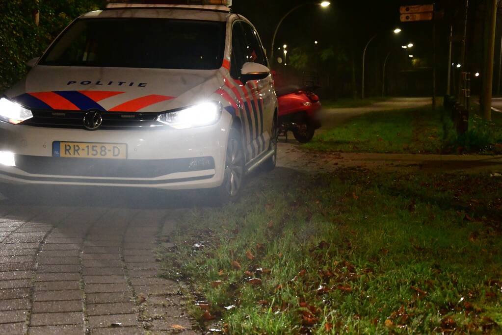 Snorfietser gewond na stuurfout