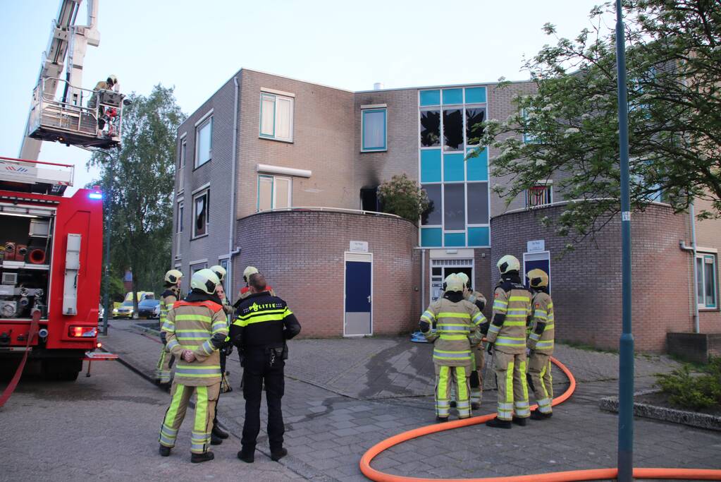Twee jaar cel voor brand stichten in eigen woning