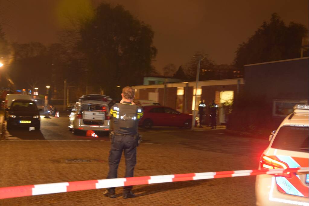 Geschoten bij overval op supermarkt