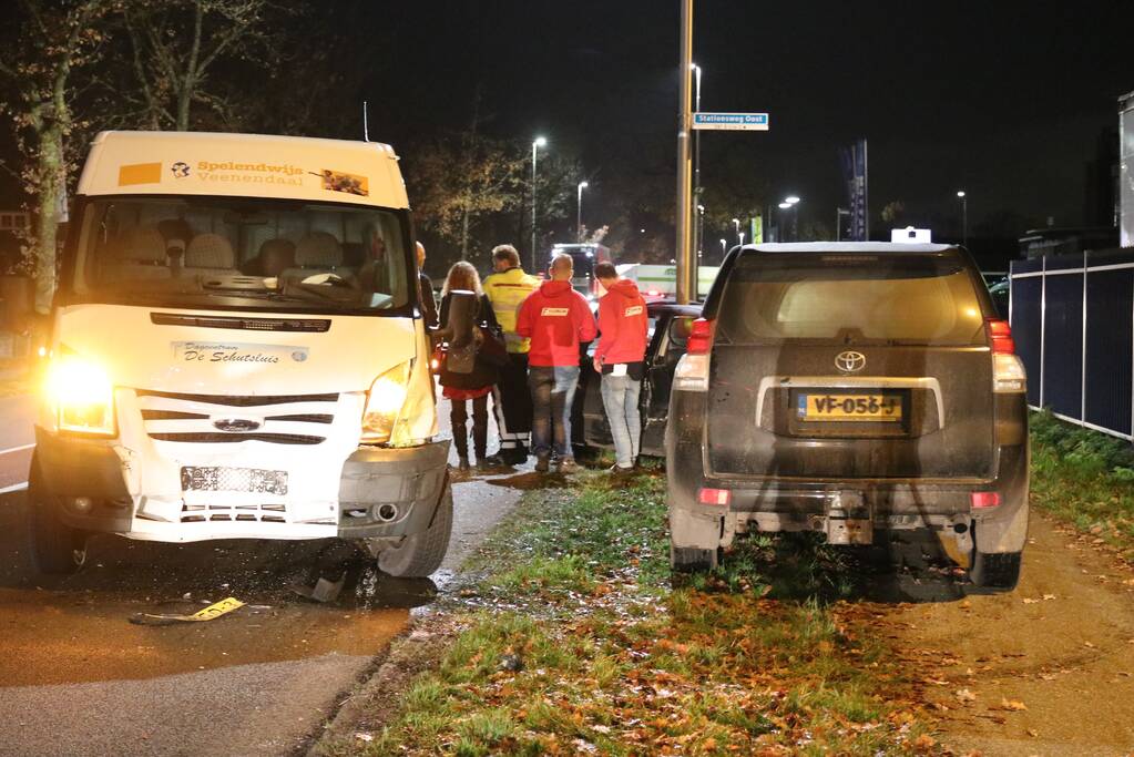 Meerdere voertuigen betrokken bij aanrijding