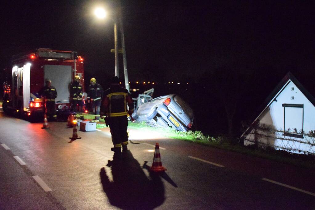 Pizzakoerier balanceert op de afgrond