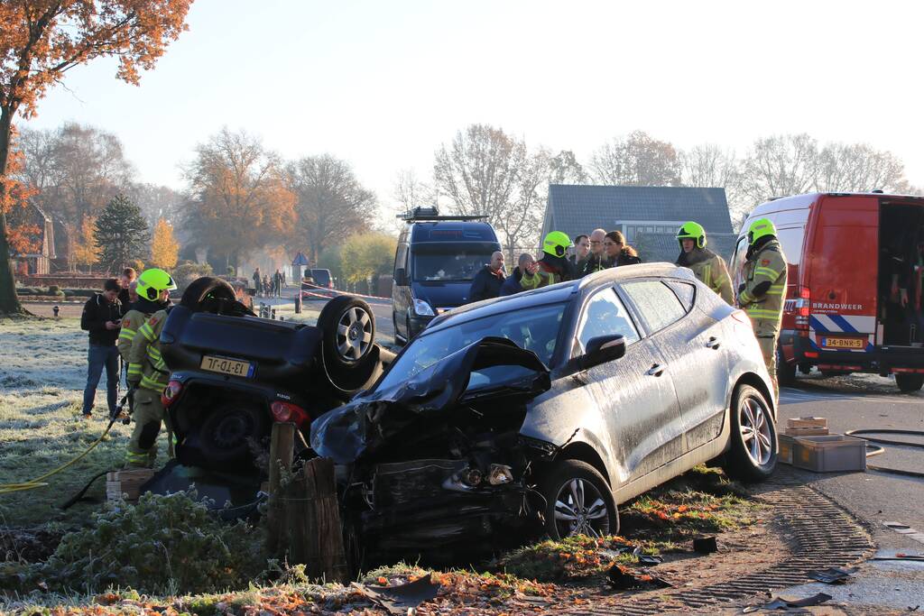 Zwaargewonde bij aanrijding