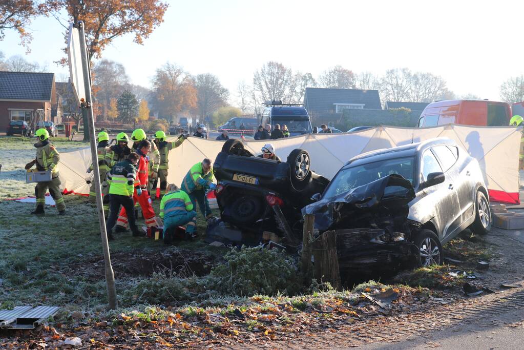 Zwaargewonde bij aanrijding