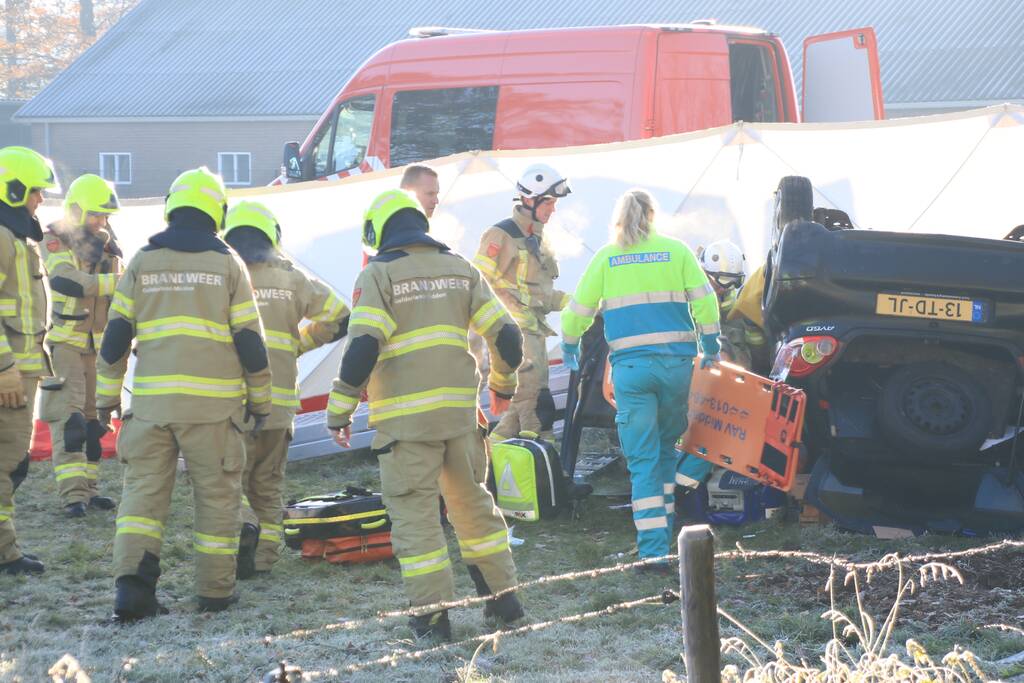Zwaargewonde bij aanrijding