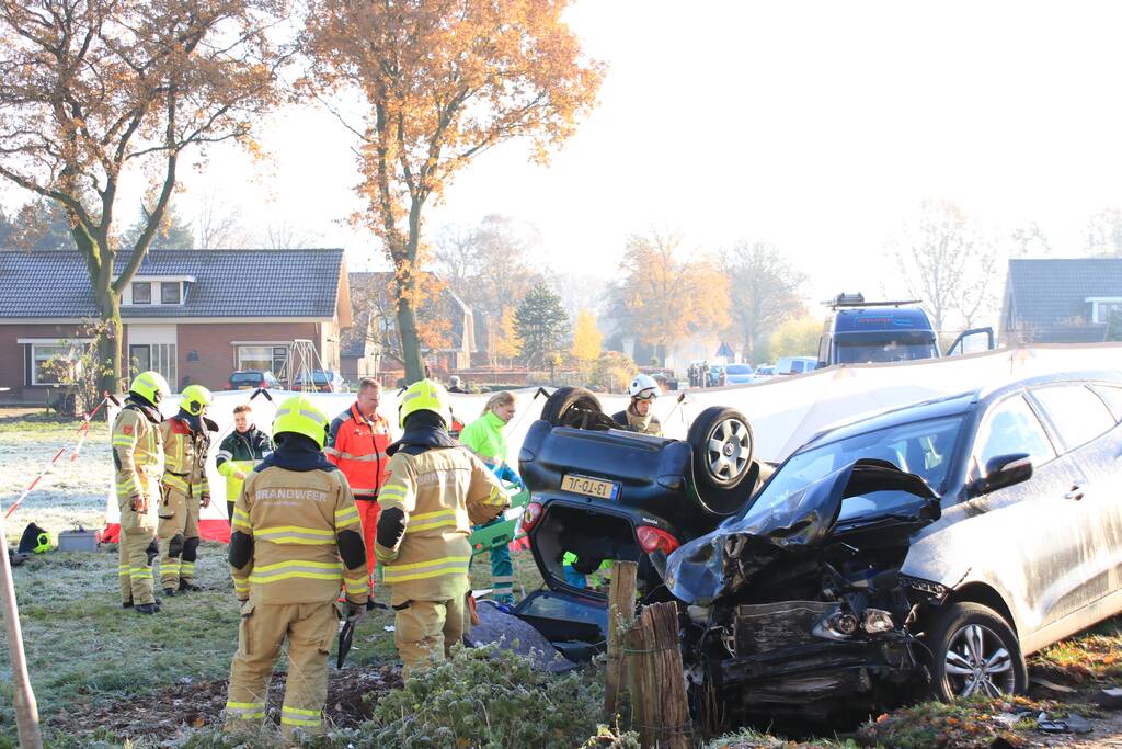Zwaargewonde bij aanrijding