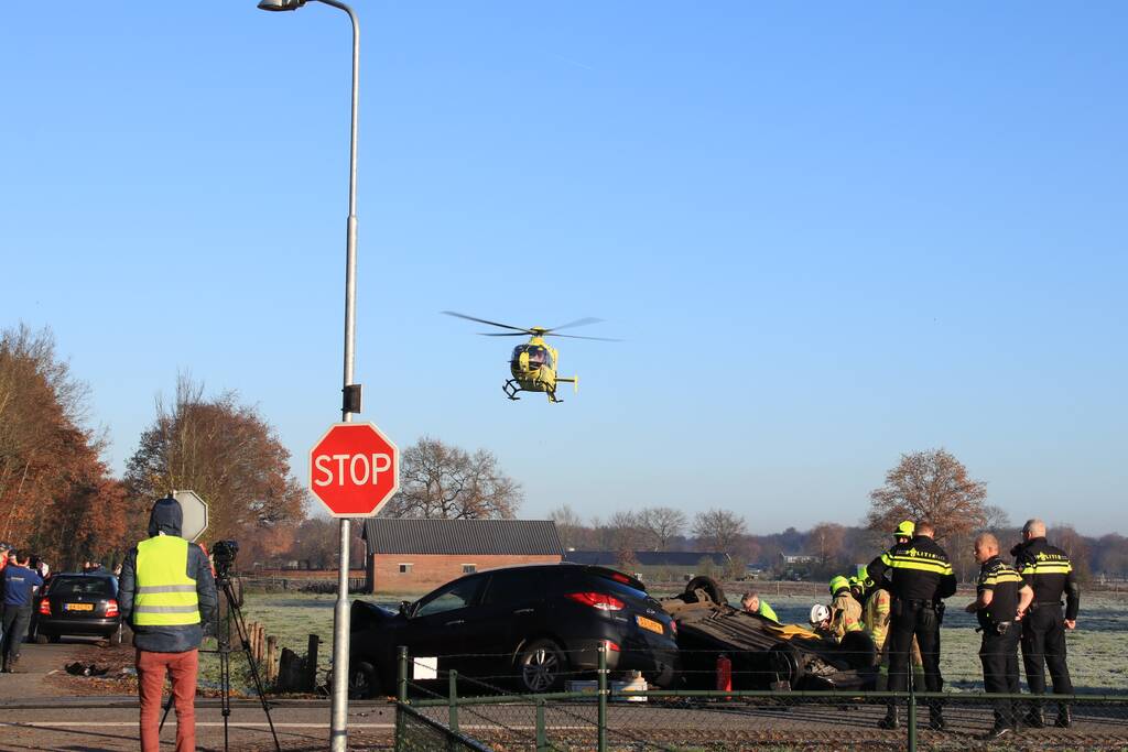 Zwaargewonde bij aanrijding