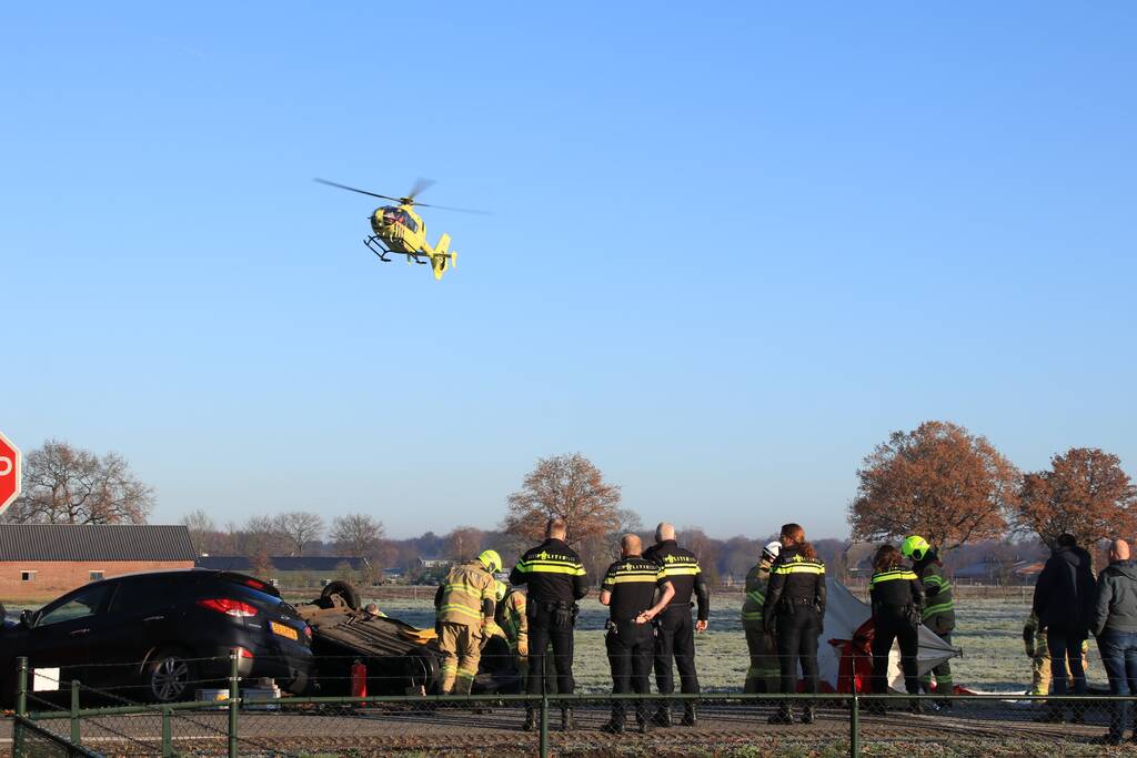 Zwaargewonde bij aanrijding