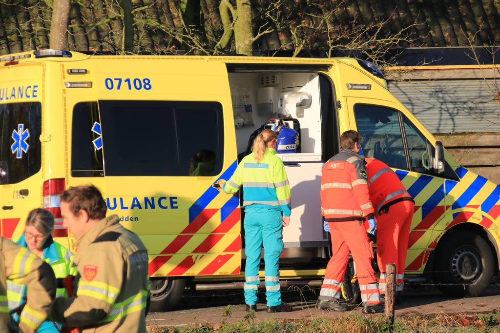 Zwaargewonde bij aanrijding
