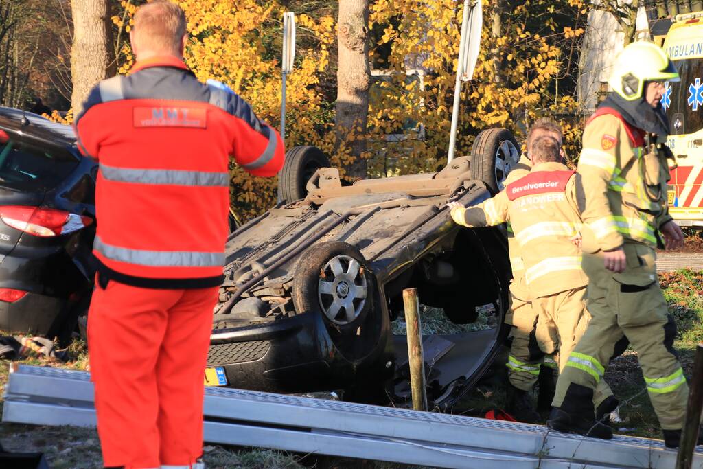 Zwaargewonde bij aanrijding