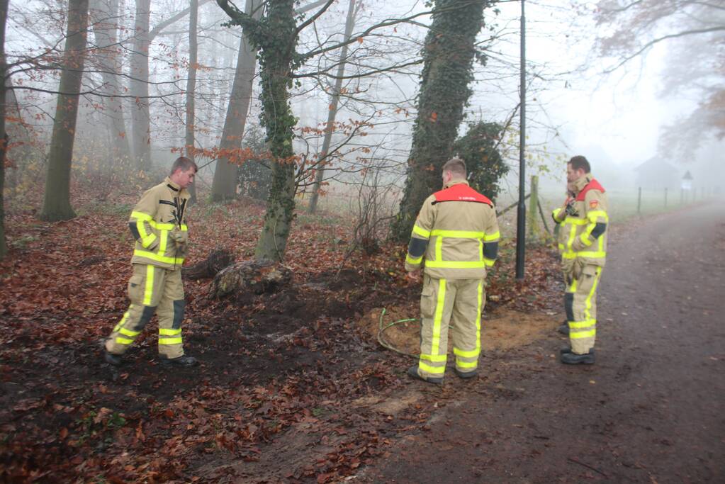 Brandweer onderzoekt vreemde stof