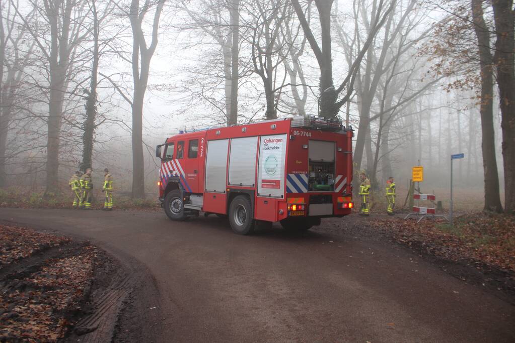 Brandweer onderzoekt vreemde stof