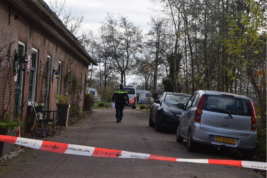 Overleden persoon aangetroffen in water op camping