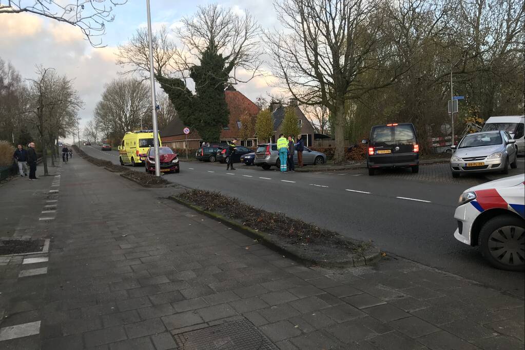 Flinke schade bij aanrijding op kruising