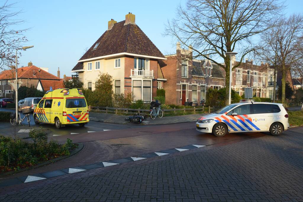 Scooterrijder gewond na valpartij