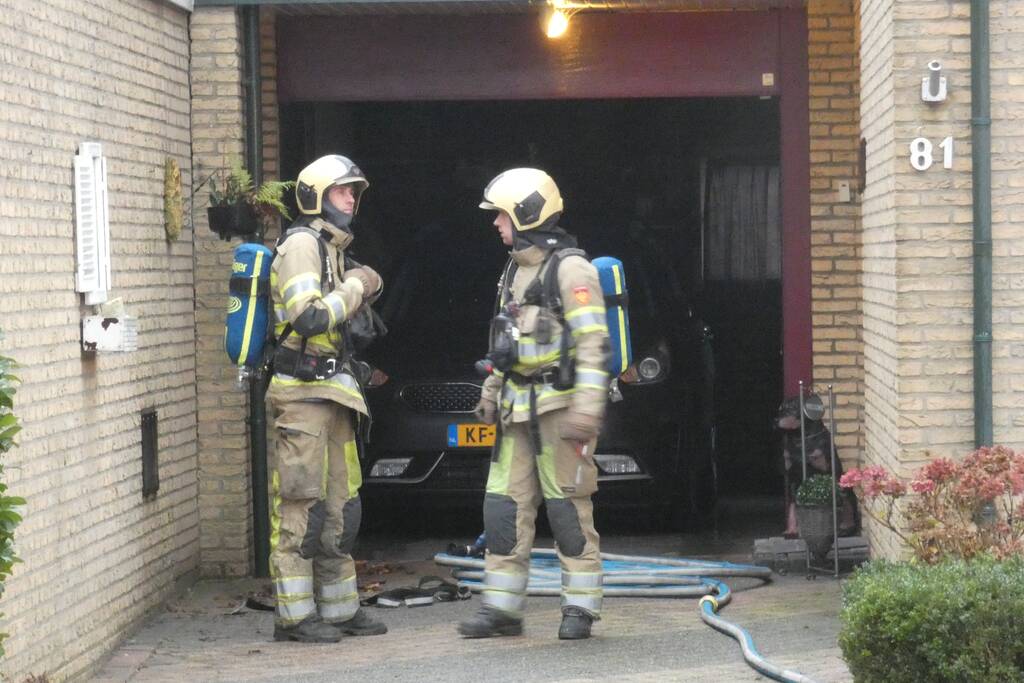 Smeulend materiaal in wasdroger zorgt voor inzet brandweer