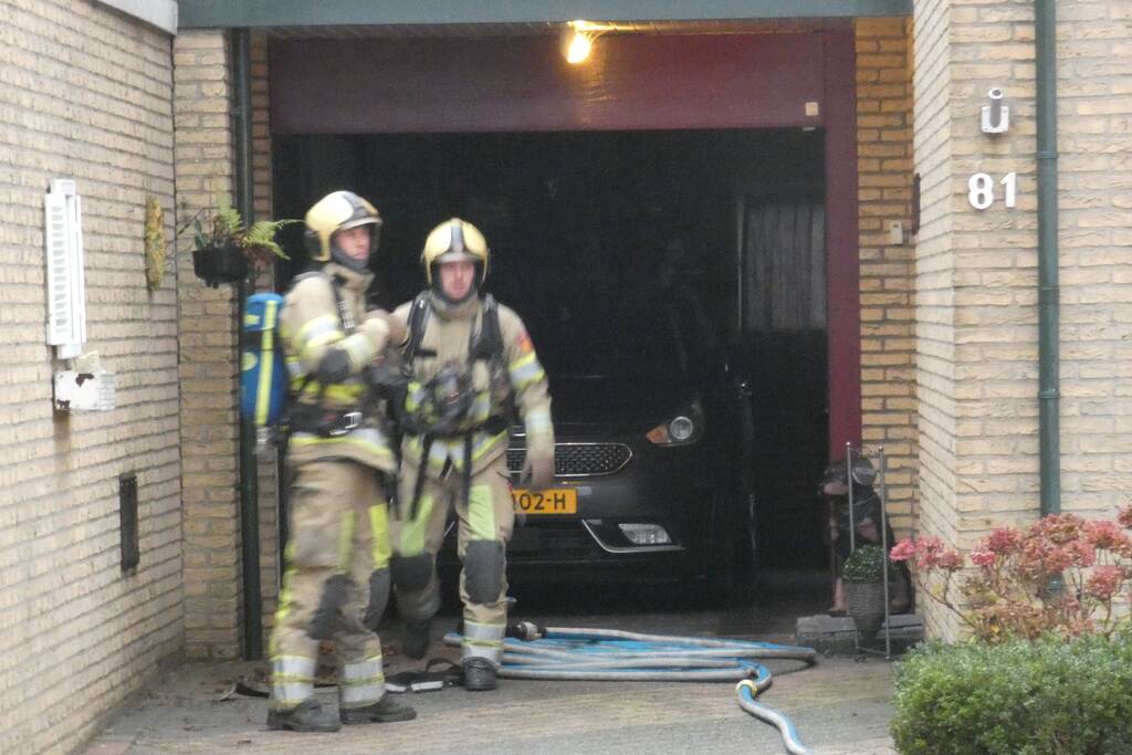Smeulend materiaal in wasdroger zorgt voor inzet brandweer