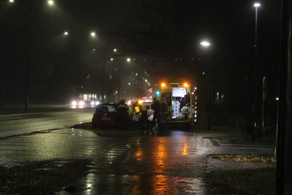 Fietser gewond na aanrijding