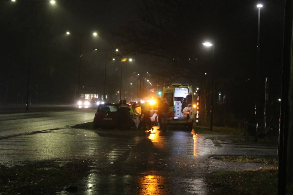 Fietser gewond na aanrijding