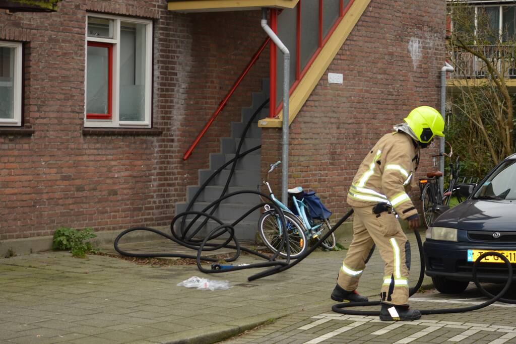 Brand in woning van flat