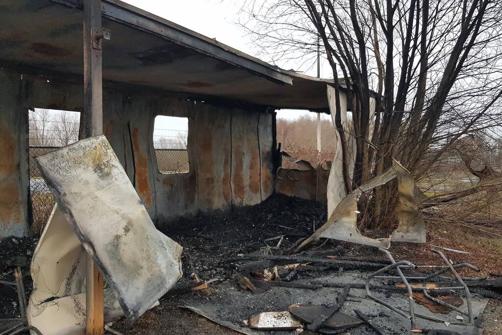 Chalet volledig verwoest door brand